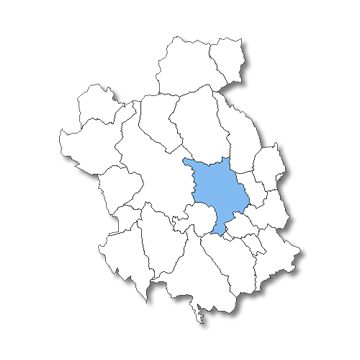 Ubicació de Sabadell dins la comarca