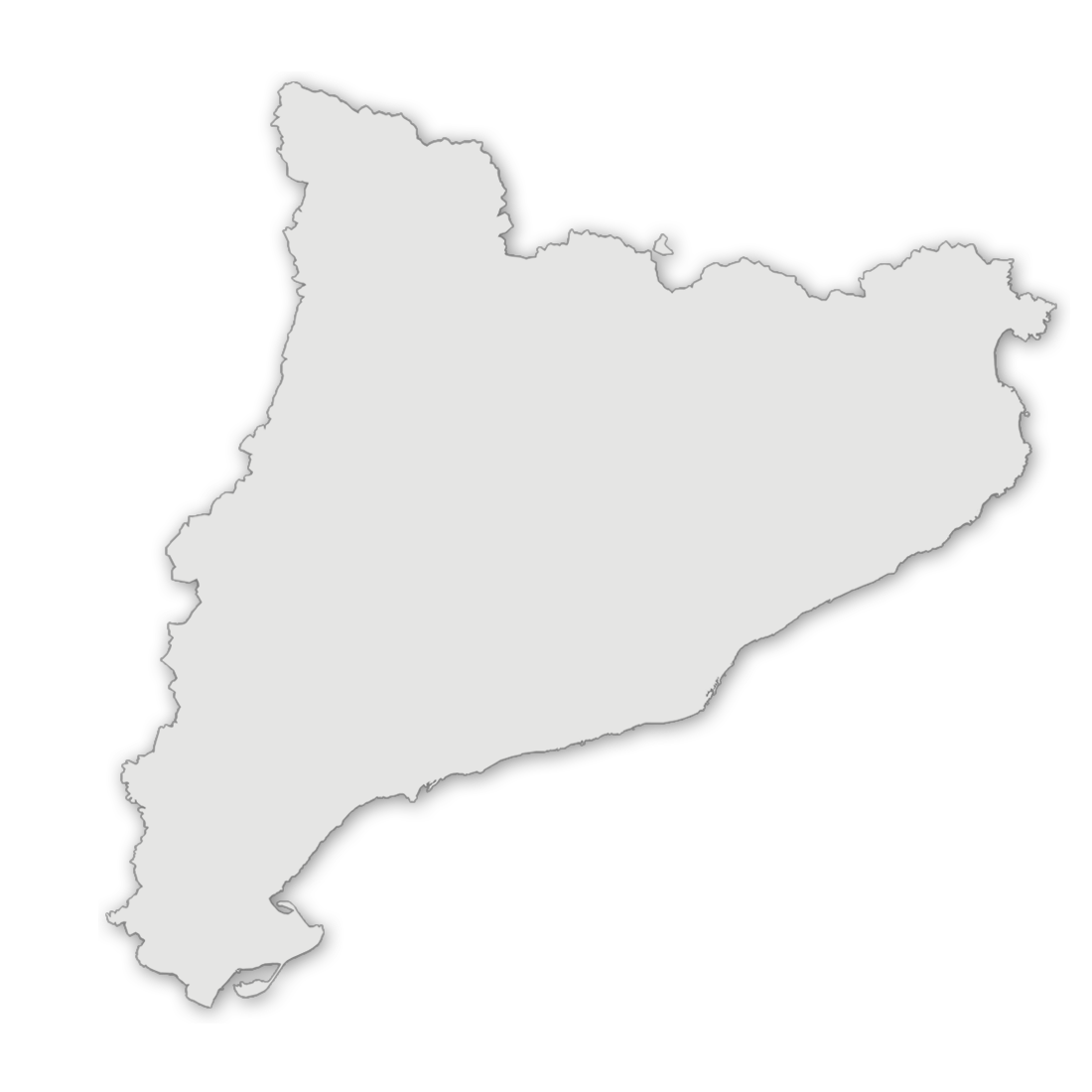 Mapa de Catalunya