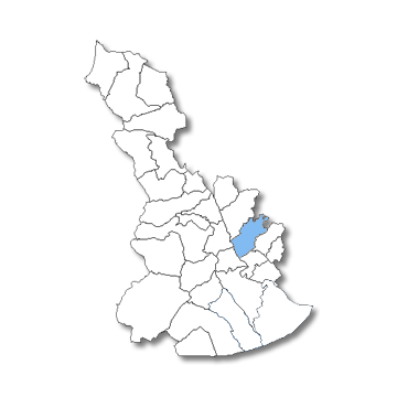 Situació de Sant Feliu de Llobregat a la seva comarca