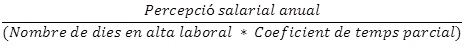 equacio salari per hora